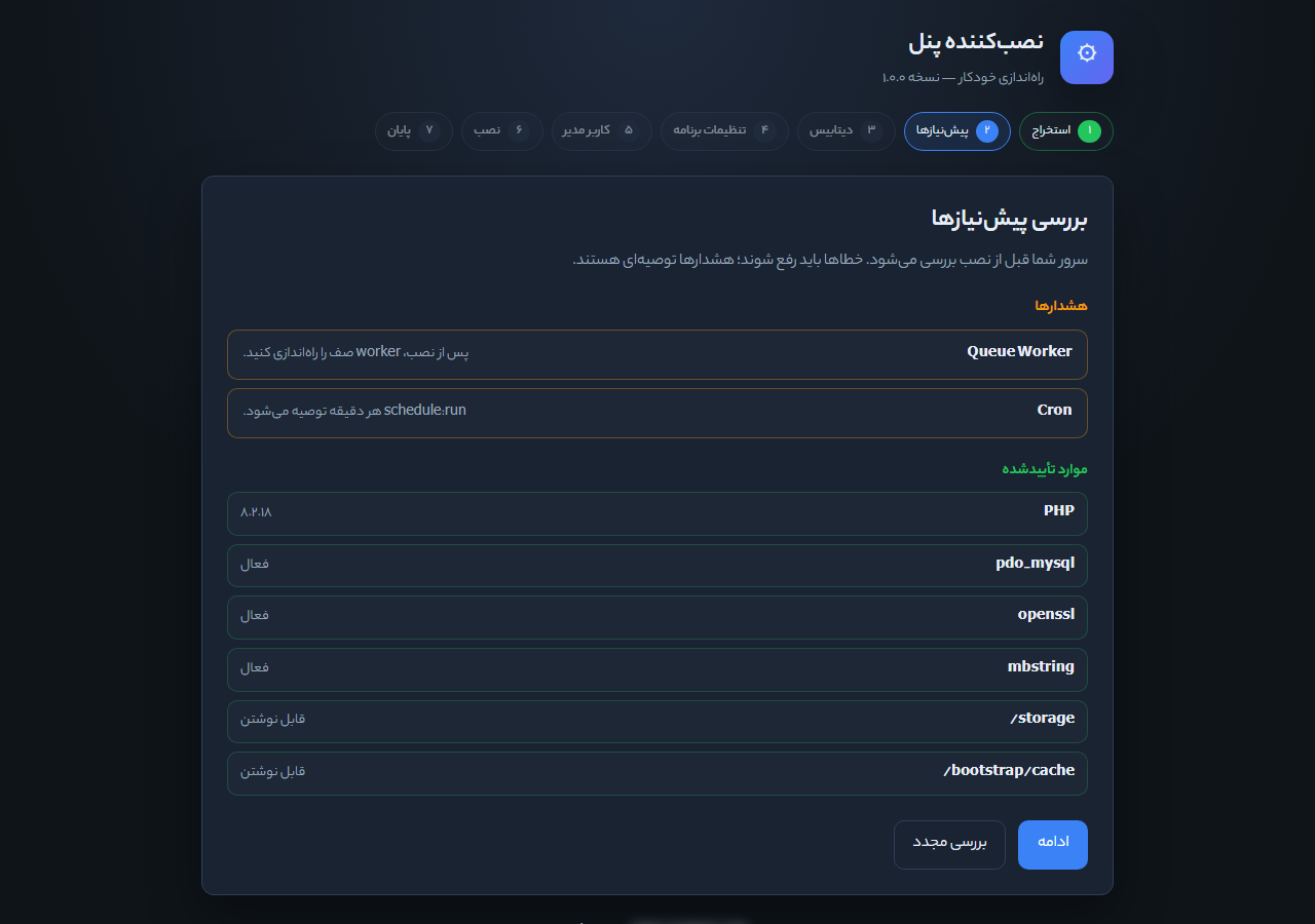 مرحله پیش‌نیازها